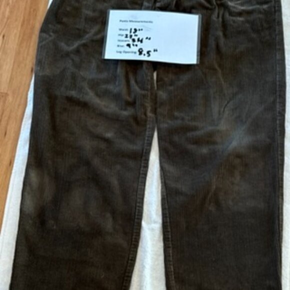 Vintage Ralph Lauren Polo Men's Corduroy Brown Andrew Pants | 36 X 34 - Picture 2 of 8